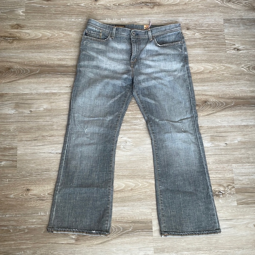 AG Adriano Goldschmied the Filllmore Faded Grey Bootcut Denim Pant - 36 x 30